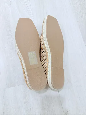 H&M Crochet Espadrille Slip-On - Brown thumbnail 5