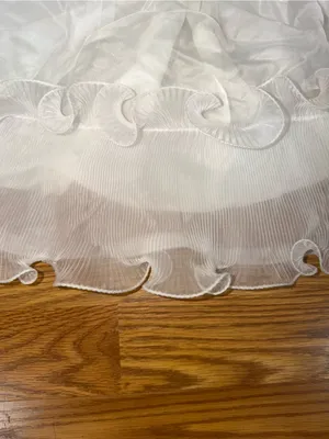Stunning Vintage 1970s Bridal Originals Victorian High Neck Wedding Gown thumbnail 6