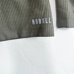 NOBULL | Waffle Knit Mock Neck Long Sleeve in‎ Green size XS thumbnail 6