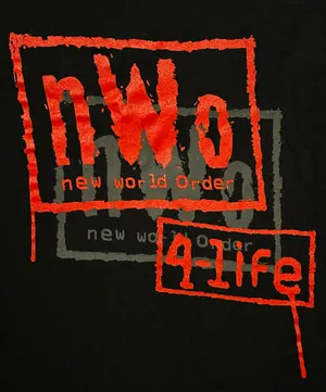 WWE Slam Crate NWO 4 Life Graphic Shirt thumbnail 4