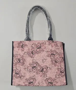 Victoria's Secret PINK FLORAL CANVAS TRAVEL TOTE SHOULDER BAG 26802059 thumbnail 3