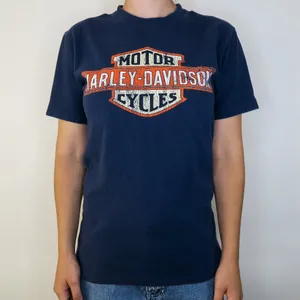 2007 Harley Davidson Navy Blue Shirt thumbnail 2