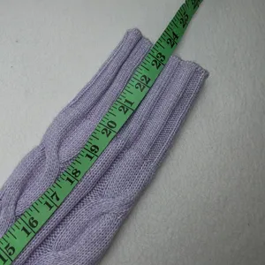 Banana Republic Womens Lavender Purple Cable Knit Crew Neck Sweater NLN02685 M‎ thumbnail 10