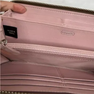 COACH Signature Canvas Zip Around Wallet thumbnail 10