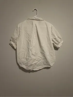 sundays Cream Relaxed Collar Button-Down thumbnail 3