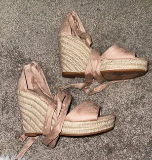 Lace up heels Pink Size 6.5 thumbnail 1