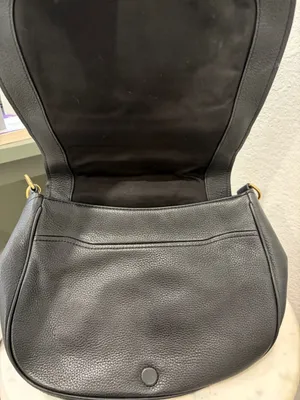 Marc Jacobs Empire City Mini Messenger Leather‎ Crossbody Bag, Black thumbnail 6