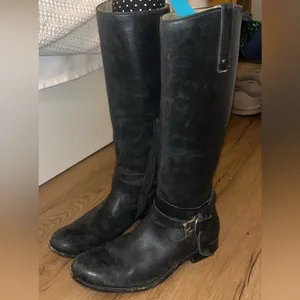 Frye Black Boots thumbnail 7