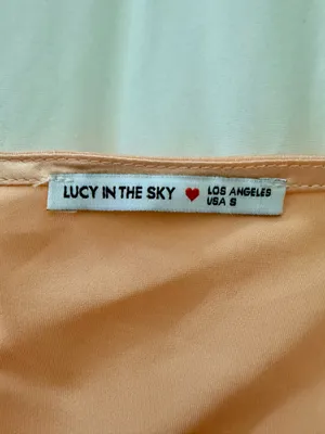 Lucy in the Sky Peach Mini Dress thumbnail 3