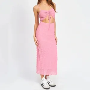 Emory Park‎ Kennedy Cut Out Midi Dress - Size M - Pink - NWT thumbnail 4