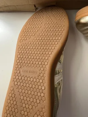 Steve Madden Madrid Sneakers Gold Metallic thumbnail 6