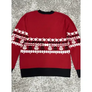 Star Wars Cardigan Women Red Black Darth Vader Storm Trooper Sweater Size M thumbnail 7