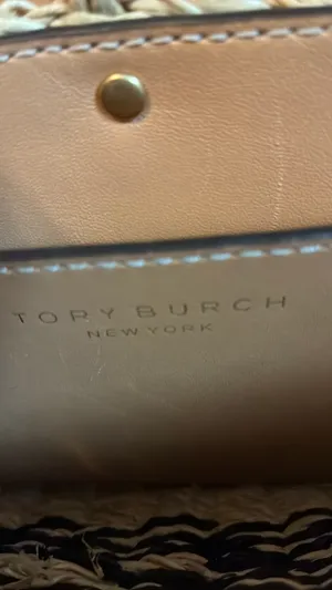 Tory Burch Miller Rattan Leather Purse thumbnail 3