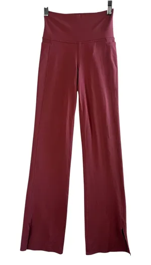 Athleta Transcend Stash Crop Straight Leg Pants XS‎ Womens Berry Rose Mauve Pink thumbnail 1