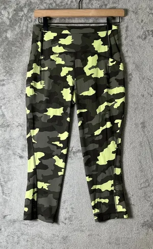 Lululemon Swift Speed High-Rise Crop 21" Heritage 365 Camo Crispin Green Multi 6 thumbnail 1