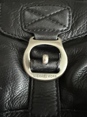 MICHAEL KORS Black Leather Satchel Shoulder Bag thumbnail 7
