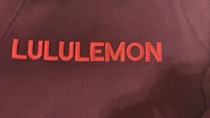 Lululemon maroon cropped sweatshirt thumbnail 5