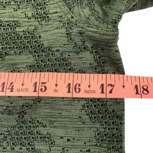 LULULEMON Swiftly Breathe Short Sleeve Top Sz M Green Athletic Everyday Travel thumbnail 8