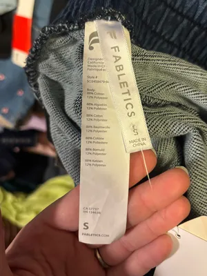 NWT Fabletics Terry Sweatshort sz S thumbnail 3