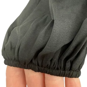 NWT‎ Lulus Long Sleeve Smocked Waist Midi Dress Black Size XS Babydoll Milkmaid thumbnail 14
