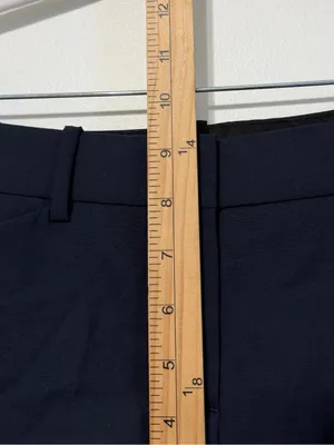 Theory Wool Navy Blue Trouser Pants Size 27 Waist Women’s Minimalist Luxury thumbnail 10