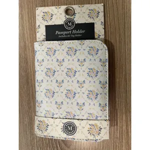 Martha Stewart Floral Passport Holder Elegant Travel Organizer Air Tag Holder thumbnail 1