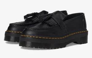 Dr Martens Adrian Quad Leather Platform Loafers Tassels NEW without Box thumbnail 8