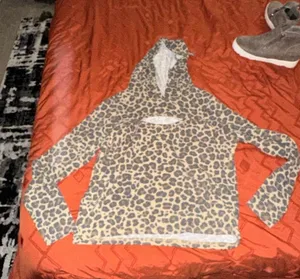 Leopard Hoodie Multi Size M thumbnail 1