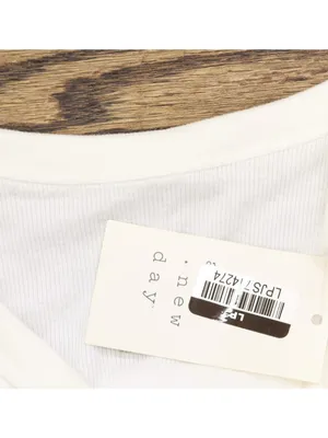 NWT A New Day Slim Fit Ribbed Tank Top 81245907 White 1X thumbnail 5