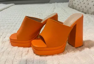 orange heels Size 5 thumbnail 2