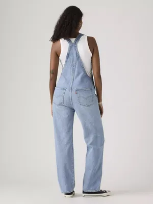 Levi’s Premium VINTAGE OVERALLS Size XS Retro 90s baggy workwear Utility Granola thumbnail 3