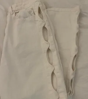 Zara White Pants thumbnail 2