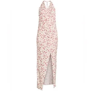 Free People Daria Graphic Maxi Dress in Ivory Combo Size XL thumbnail 3