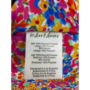 For Love & Lemons Sasha Floral Strapless Mini Dress S Sweetheart Babydoll Boho thumbnail 11