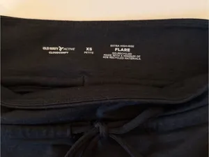 Old Navy Black Women's Flare Leggings thumbnail 2