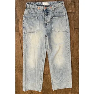 NEW Free People We the Free Palmer Cuffed Baggy Jeans Size 27 thumbnail 6