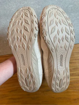 Skechers Breathe-Easy Swayful Natural Linen Slip-On Flats Size 10 thumbnail 5