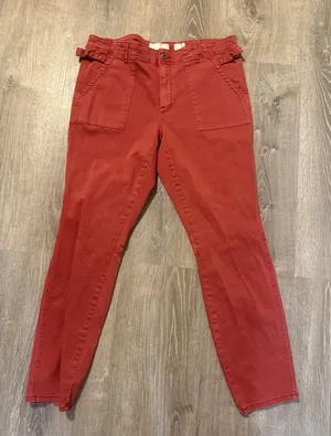 HEI HEI Jeans Women's‎ 32 Red Dark Wash Pants Size undefined thumbnail 1