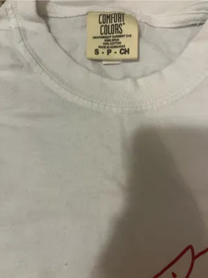 BAGGU White Tee with Red Hot Dog Graphic thumbnail 2