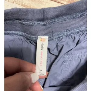 Daily Practice Anthropologie Wide-Leg Pants Gray Athleisure Women's Size Medium thumbnail 7