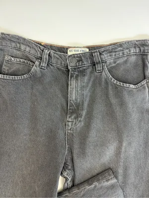 Free People X We The Free Tinsley Baggy High-Rise Jeans Celestial Black thumbnail 9