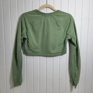 Gymshark Training Cropped Sweater - Green Size S‎ thumbnail 3