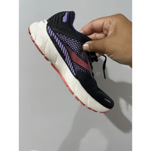 Brooks Adrenaline‎ GTS 22 Black/Purple/Coral Athletic Sneakers - Women's US 8 W thumbnail 10