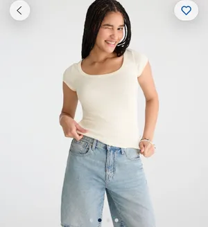 Aeropostale Super Soft Scoop Neck Tee thumbnail 2
