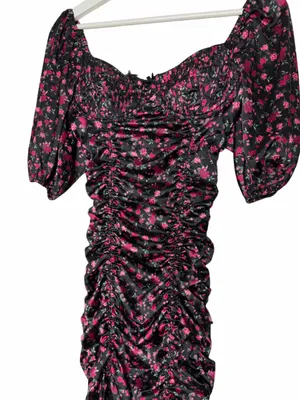 For Love Of Lemons Melrose Floral Mini Dress thumbnail 4