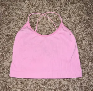 Target Pink Ribbed Crop Tank thumbnail 1