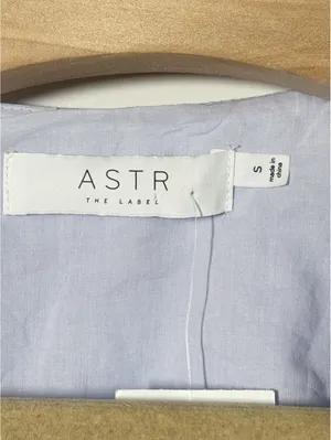 ASTR The Label Rosewood Cutout Waist Midi Dress Light Blue Size S NWT thumbnail 6