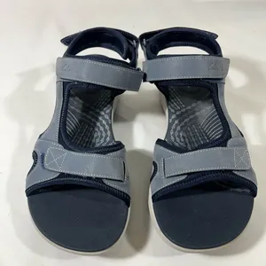 Clarks Cloudsteppers Mira Bay Strappy Sandal Cushion‎ Soft 10m Blue Preowned thumbnail 2