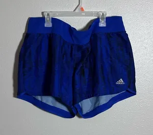 Adidas Women‎ Blue Athletic Running Shorts Climalite size XL thumbnail 1