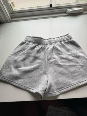 gray sweat shorts thumbnail 2